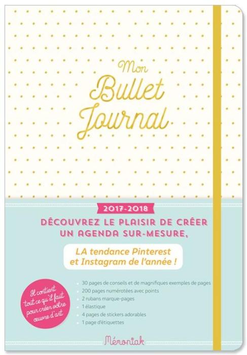 Bullet journal de chez Mémoniak avec ses couleurs pastel.