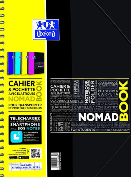 Cahier A4 jaune et noir le Nomad book